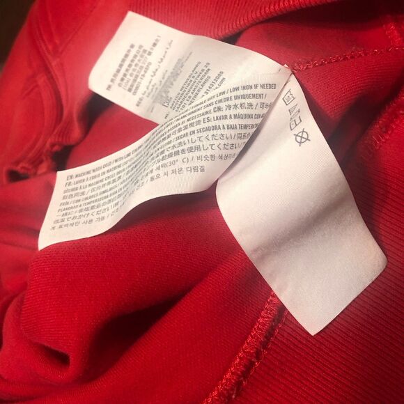 Abercrombie & Fitch L Y2K Logo Sleeve Vtg Mens Full Zip Sweatshirt Jacket Preppy - Picture 6 of 9